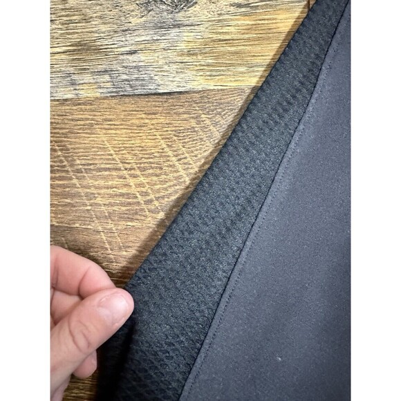 Athleta Quest Jogger Women’s 4 Belted Pants Black Mesh Sides Stretch Active - Picture 2 of 6